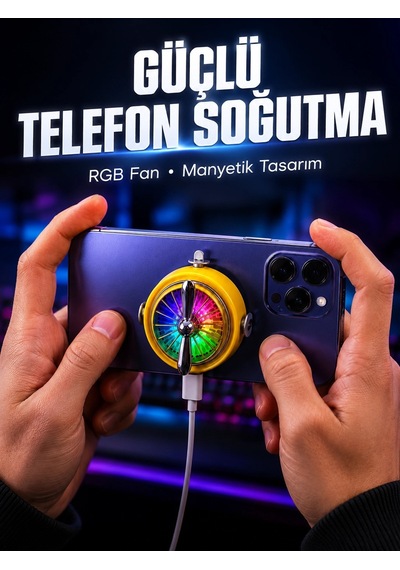 Mobil Lar İçin Rgb Işıklı Telefon Soğutucu Diğer