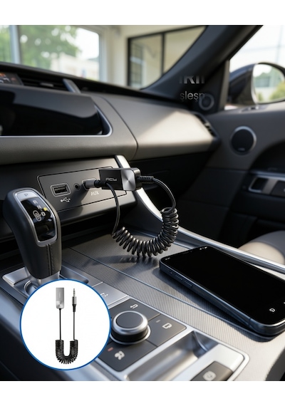 Usb Aux Bluetooth Adaptörü Kablosuz Bağlantı