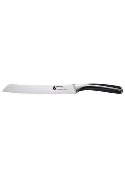 Masterpro Bgmp-4433 Paslanmaz Çelik Ekmek Bıçağı 20 Cm Gri