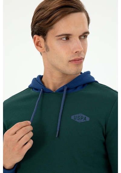 U.s. Polo Assn. Erkek Koyu Yeşil Sweatshirt 50293440-vr079 Koyu Yeşil