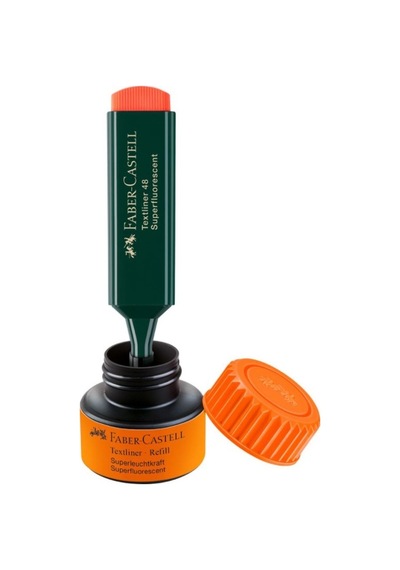 Kayakirtasiye Faber Castell Turuncu Fosforlu Kalem Mürekkebi 154915