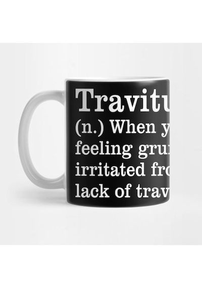 Travitude - Seyahat Sevgisi - Gezgin Kupa Bardak Çok Renkli
