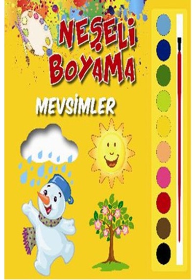 Neşeli Boyama Mevsimler- Parıltı Yayınları