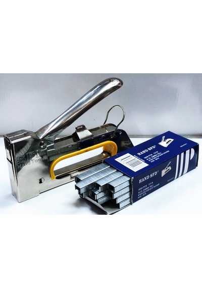 Sft Hand Mekanik Zımba Tabancası 4 - 8 MM + 1000 Adet Zımba Teli