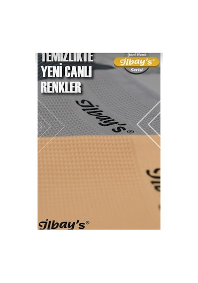 İlbay's 3'lü Mikrofiber Temizlik Bezi 40x60cm Baskılı Yeni Renk Serisi Genel