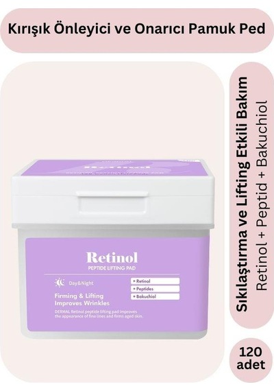 Dermal Retinol Peptide    ve  Bakım Pedleri 120'li