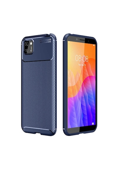 Huawei Y5p Kılıf Negro Karbon Tasarım Silikon Kılıf 001