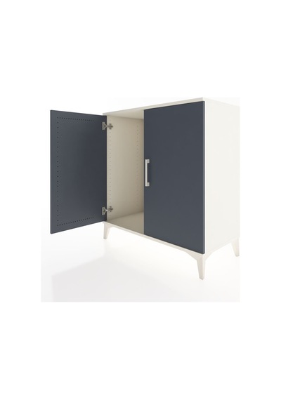 Hyperion Şifonyer 2 Kapaklı 88x44x96 Aytaşı-antrasit Aytaşı
