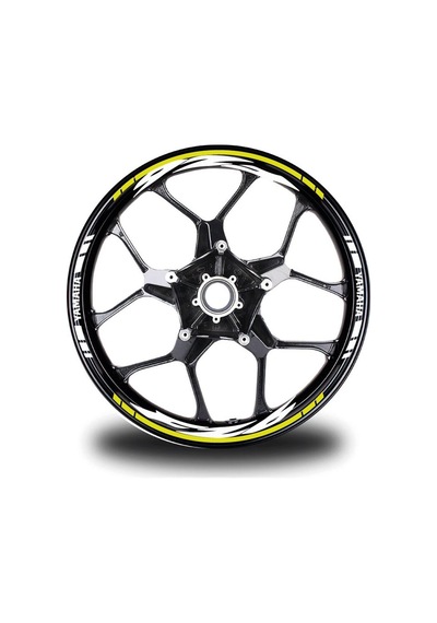 Neon Sarı Yamaha Fz6 Takım Jant Sticker Etiket 1. Kalite Genel