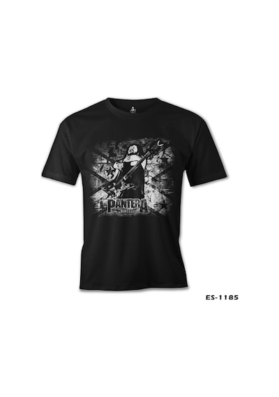 Pantera - Dimebag Rocks Siyah Erkek Tshirt