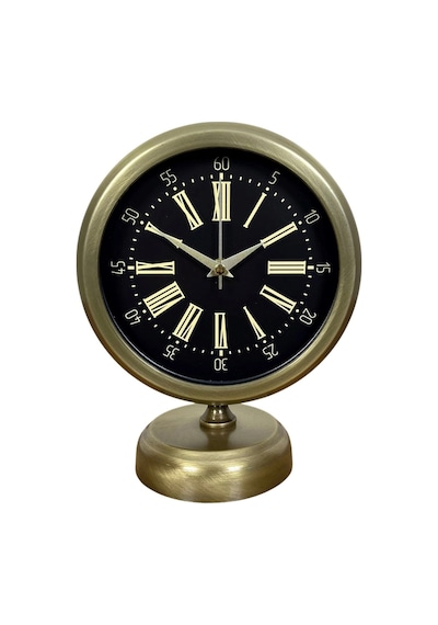 Time Art 25 X 20 Eskitme Metal Masa Saati Çok Renkli