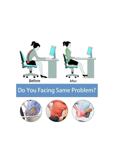 WhiteBlanco Hemoroid Kuyruk Sokumu Oturma Simidi Minderi Yastığı Visco Ortopedik Yastık Coccyx