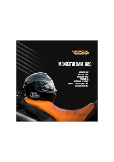 Çift Sürücü İletişimi İçin 2 Adet Telsiz Motosiklet Kask Seti, 500m Mesafe