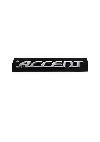 Hyundaı Uyumlu Accent Bagaj Yazısı 155mm-18mm 2006-2010nikel,