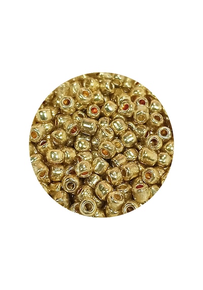 Dökme Cam Kum Boncuk 8/0 3 Mm - 20 Gram - Altın Rengi - Bnc144
