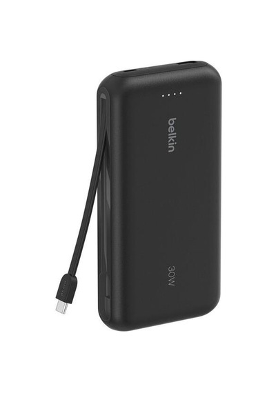 Belkin Bpb024 Boostcharge 20k 30w Entegre Usb-c Kablolu Powerbank - Siyah