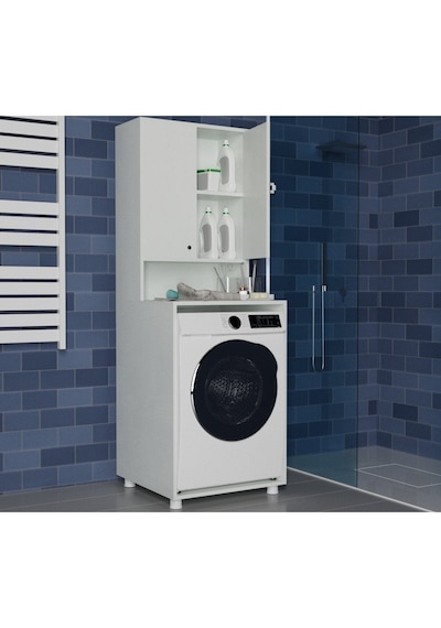Fair Çamaşır Makine Dolabı Beyaz Afm110 Beyaz