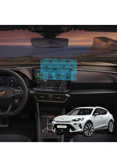 Cupra Formentor Multimedya Paneli Uyumlu Nano Cam Ekran Koruyucu Set