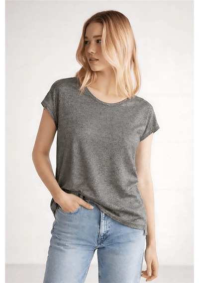 Fashion Friends Simli Bluz Haki Kadın Bluz 26y0202k1