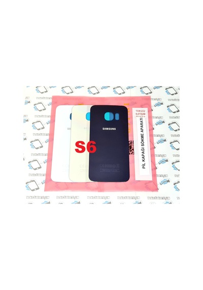 Tkgz Samsung Uyumlu Galaxy S6 Arka Kapak Batarya Pil Kapağı (135743667)