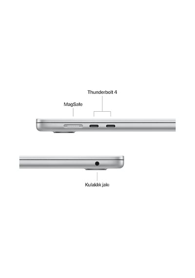 Apple MacBook Air MW1L3TU/A M4 16 GB 256 GB 15.3" MacOS Dizüstü Bilgisayar Silver