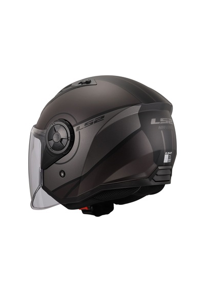 Ls2 Aırflow 2 Cover Mat Siyah-gri Kask