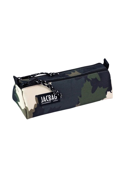 Jacbag Dual Prıme-çift Bölmeli Üçgen Tip Kalem Kutusu Dual Prime-haki Camoflora renkli