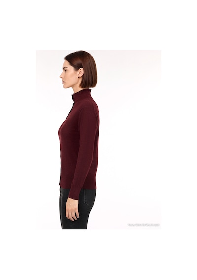 Yargıcı Regular Dik Yaka Uzun Kol Kazak 26kktr2150x 608 Bordo