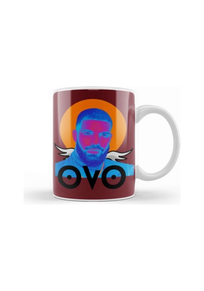 Drake Ovo Logo Kupa Bardak Porselen No11473 Karışık
