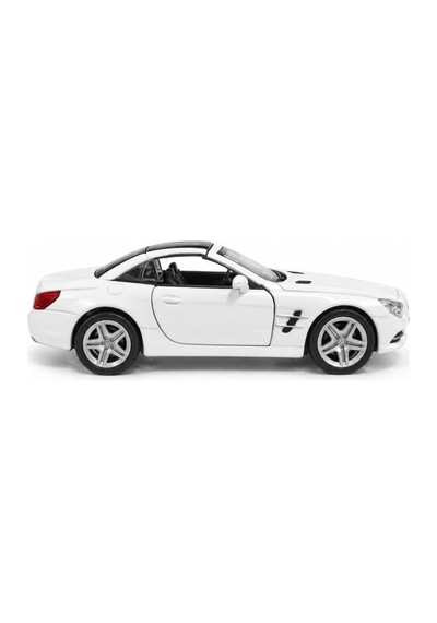 Welly 43662 Mercedes-benz Sl 500 Beyaz 1:36 Die-cast Çek-bırak Metal Model Araba