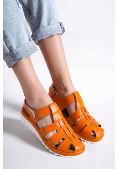 Megan Kadın Hafif Tabanlı Şık Ve Tarz Comfort Gladyatör Sandalet 001