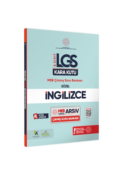 8.Sınıf LGS İngilizcenin Kara Kutusu Dijital Çözümlü Çıkmış Soru Bankası