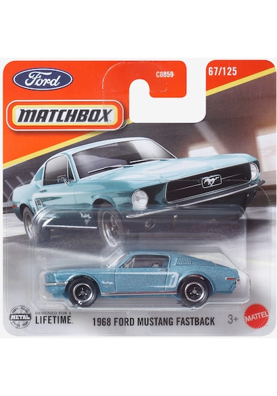 Matchbox 1968 Ford Mustang Fastback Araba Turkuaz