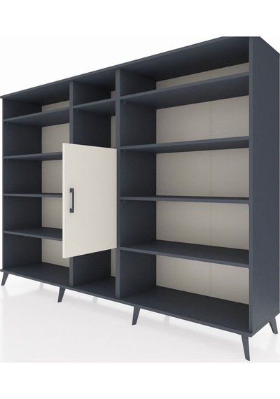 Hyperion Dolap 12 Raflı Tek Kapaklı 220x44x163 Antrasit-aytaşı/a Antrasit-aytaşı/antrasit Hyperion Dolap 12 Raflı Tek Kapaklı 220x44x163 Antrasit-aytaşı/a Antrasit-aytaşı/antrasit