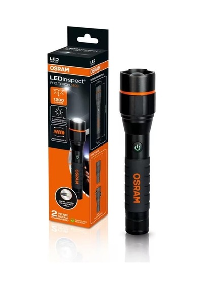 Osram El Feneri Ledli Fonksiyonlu Şarjlı Mıknatıslı 1200 Lümen 190 40 Mm