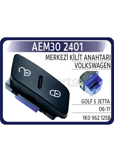 Merkezi Kilit Anahtari Vw Golf 5 / Jetta 2006-2011
