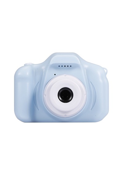 Çocuklar İçin 32gb Hafıza Kartlı Mini Dijital Fotoğraf Makinesi - Mavi, 1080p Video Çekim Özelliği