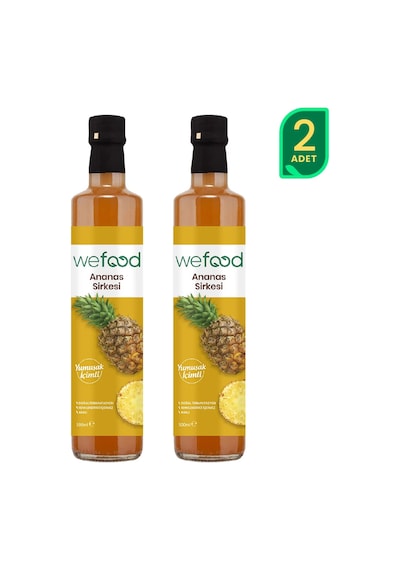 Wefood Ananas Sirkesi 500 Ml 2'li 8683347036363