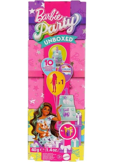 Barbie Party Unboxed Köpeğimin Doğum Günü Serisi Jfg68