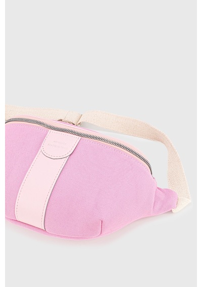 Housebags Kadın Pembe Kanvas Bel Çantası 213 Kanvas Pembe