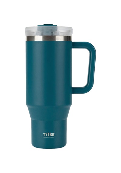 Tyeso Qq Termos Sızdırmaz Pipetli Çift Duvarlı Vakumlu 1200ml Turkuaz