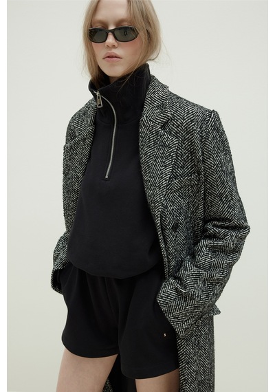 Suud Collection Siyah Low Oversize Sweatshirt