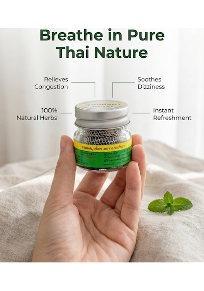 Khun Prema %100 Doğal Thailand Bitkisel İnhaler 8 Gr
