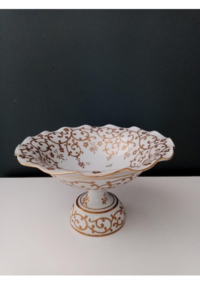 Kütahya Porselen 30 Cm Meyvelik Dekor No:3678 B.altın