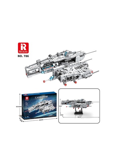 Reobrix 786 Ağır Saldırı Uçağı Lagrange B192 New Earth Heavyattack Aircraft Yaratıcı Yapı Blok Seti Building Blocks - 858 Parça
