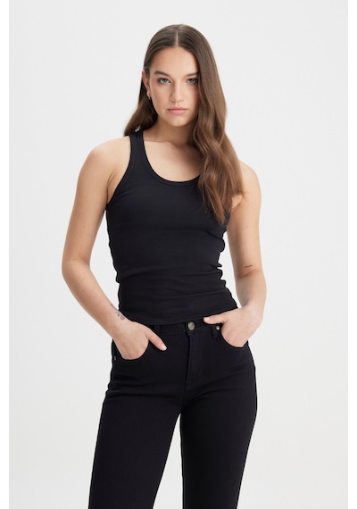 Lee Slim Fit Dar Kesim Siyah Tişört L241615001