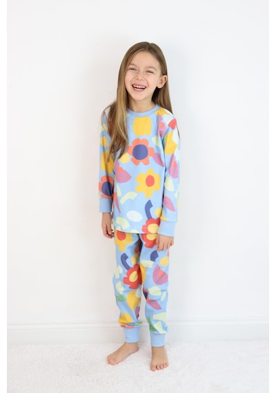 Kız Pijama Takımı Mavi