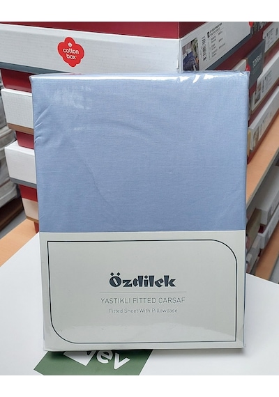 Özdilek Colourist Fitted Lastikli Tek Kişilik Çarşaf Seti 100x200 -okyanus Mavi Mavi