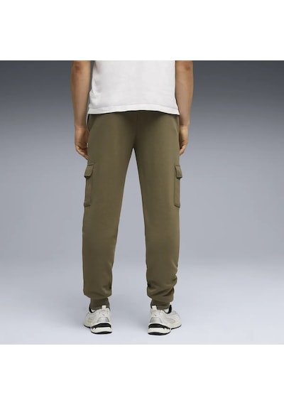 Puma Ess No. 1 Logo Cargo Pants Haki Erkek Kargo Cepli Eşofman Alt Yeşil
