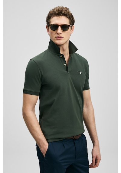 Lufian Laon Erkek Polo Yaka T-shirt 111040230 Haki